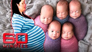 Surprised by Five Naturally conceived quintuplets  60 Minutes Australia [upl. by Eetak]