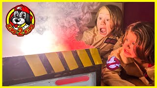 Kids Pretend 👻 CALEB amp ISABEL ARE GHOSTBUSTERS IN REAL LIFE  COMPILATION [upl. by Ruelle502]