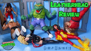 NECA Stump Arena Presents TMNT Adventures LEATHERHEAD  Archie Comics Figure Review [upl. by Yvor]