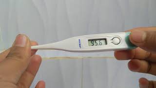 How to use Digital thermometer in HindiReview of Hicks digital thermometer [upl. by Ayt]