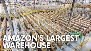 Inside Amazons Largest Warehouse [upl. by Comethuauc91]