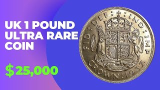 UK ONE POUND RARE COIN WORTH 25000 [upl. by Markiv]