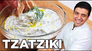 Easy Tzatziki Sauce Recipe  Yogurt Sauce [upl. by Marris]