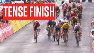 TENSE FINISH In Stage 2 Of Tour de France Femmes 2023 [upl. by Durand403]