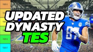 Top 30 Dynasty Tight End Rankings with TIERS  2023 Dynasty Football [upl. by Tnarud]