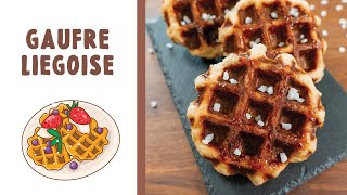 Ma recette de gaufre liégeoise [upl. by Nadruoj171]