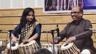 Mitali Khargonkar with Pt Vilas Khargonkar  Gurupurnima Celebration  Tabla Duet  Teentaal [upl. by Meghan722]