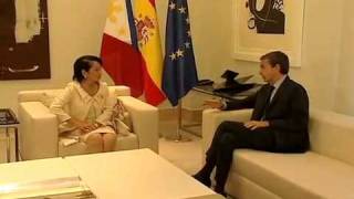 Bilateral Meeting with Pres Jose Luis Rodriguez Zapatero of Spain [upl. by Zzabahs]