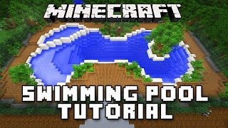 Minecraft Tutorial How To Make A Swimming Pool And Spa Modern House Build Ep 32 [upl. by Eiznikcm180]