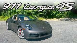 NEW Porsche 911 Targa 4S POV Start Up Test Drive Walkaround and Review [upl. by Ariaek]