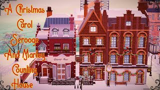 A Christmas Carol Scrooge And Marley Counting House The Sims 4 Speed Build [upl. by Cecilla646]