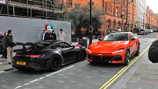 SUPERCARS in LONDON February 2024 [upl. by Naval965]