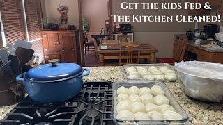 How to Set Up a KITCHEN WORKFLOW  Large family homeschool mom style [upl. by Cattan339]