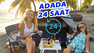 ADADA 24 SAAT  ISSIZ ADADA BİR GÜN BOYUNCA HAYATTA KALMAK [upl. by Aljan]