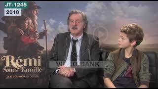 Extrait archives M6 Video Bank  ITW Daniel Auteuil pour le film Rémi sans Famille JT1245  2018 [upl. by Jobyna]