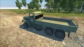 Bisofication Truck M35A2 US Army BeamNG Drive Mod WIP [upl. by Stonwin]