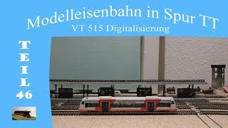 Modelleisenbahn in Spur TT  Teil 46  VT 515 City Bahn Chemnitz [upl. by Yltsew]