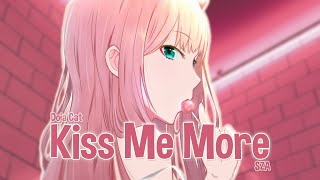 ♪ Nightcore  Kiss Me More → Doja Cat SZA Lyrics [upl. by Welby]