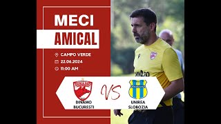 Meci amical Dinamo BucurestiUnirea Slobozia [upl. by Weihs]