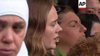 Musicians Adele and Stormzy attend Grenfell memorial [upl. by Samira]