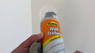 HOMAX Aerosol Spray Wall Texture not spraying good  EASY FIX [upl. by Savanna]