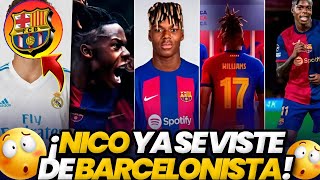 Nico Williams ya es jugador del FC Barcelona Noticias Del Barcelona [upl. by Roose237]