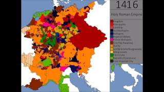 The Holy Roman Empire Every State Every Year [upl. by Urbano]