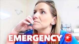 AT THE ER Screaming In Pain  Family 5 Vlogs [upl. by Tisman]