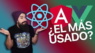 React Angular o Vue ¿Cuál tiene más ofertas de trabajo [upl. by Attiuqram320]