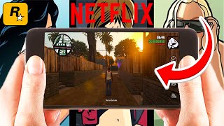 How to DOWNLOAD GTA Definitive Edition Trilogy on IOS amp ANDROID Netflix [upl. by Ettenej]