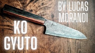 Review da faca Chef curta Ko Gyuto feita por Lucas Morandi [upl. by Fronnia]