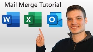 How to Mail Merge in Word Excel amp Outlook [upl. by Rocca]