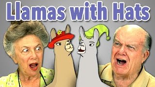 ELDERS REACT TO LLAMAS WITH HATS [upl. by Ewer899]