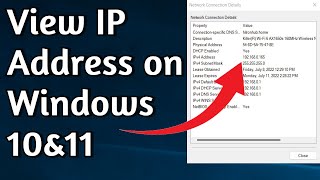 How to Find IP Address on Windows 11 amp Windows 10 Easiest Method to view IP Address on Windows PC [upl. by Vogeley]