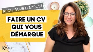 Exemple de CV  ma méthode  un guide CV gratuit à télécharger en bonus [upl. by Llevol]