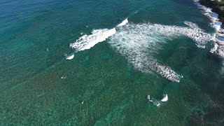 Kahaluu surfing from a drone [upl. by Gerita580]