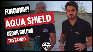 TESTANDO A NOVA TINTA EMBORRACHADA DA DECOR COLORS  AQUA SHIELD [upl. by Liam]