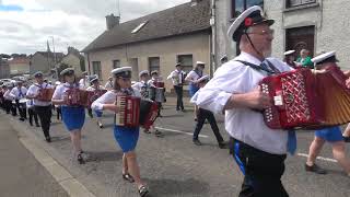 Bruces True Blues Accordion Band  Bellaghy Orange Service 2024 3 [upl. by Othelia]