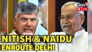 Results 2024 Live  Nitish Kumar And Chandra Babu Naidu Fly To Delhi For NDA Meet  BJP Live  N18ER [upl. by Ived]