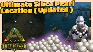 Silica Pearl Location in Lost Island  Updated  in ARK Survival Evolved [upl. by Eseekram]