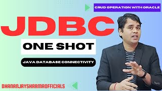 JDBC Java Database Connectivity in Java  JDBC full course in ONE SHOT [upl. by Noe]