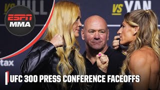 Faceoffs from the UFC 300 prefight press conference  ESPN MMA [upl. by Hopfinger]