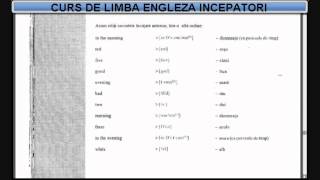 Curs de limba Engleza incepatori temavocabular  Lectia 2 [upl. by Nizam905]