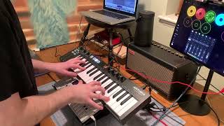 Aphex Twin Ageispolis live looping cover [upl. by Alarise]