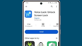 voice lock app kaise use kare  how to use voice lock app  voice screen lock [upl. by Homere]