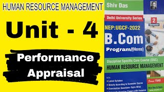 Performance Appraisal performance appraisal process human resource management bcom 2nd sem du sol [upl. by Alsworth182]