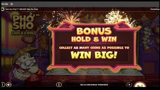 Mega Win BetOnline Pho Sho Slot [upl. by Kalb734]