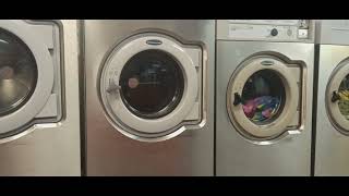 Wascomat Senior W640 Washing Machine Unbalanced First Spin With Water Sudslock [upl. by Ibor742]