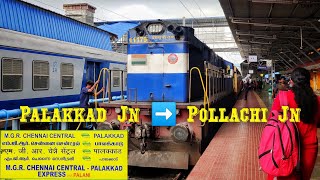 Palakkad Jn  Pollachi Jn Scenic Train JourneyMuthalamadaElectrification UpdateWDM3D1117922652 [upl. by Leon360]