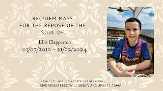 Requiem Mass for the Repose of the Soul of Ellis Clapperton [upl. by Abdulla]